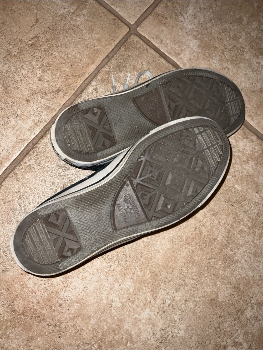 Converse Black and White Low-Top Canvas Sneakers - Picture 4 of 4